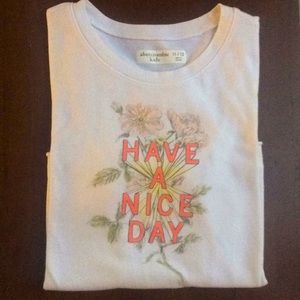 Abercrombie kids girls tee shirt
